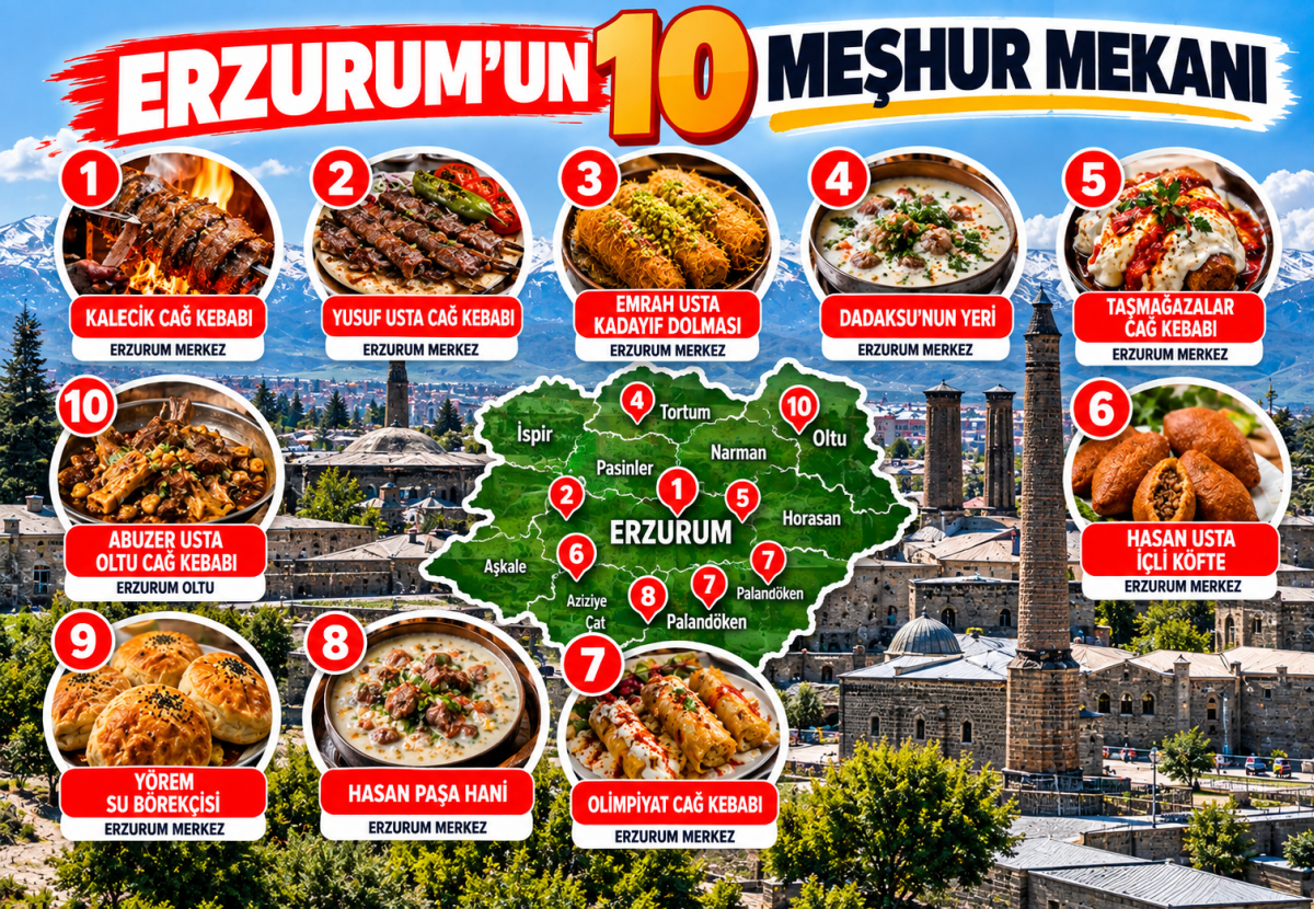 Erzurum'da Ne Yenir? Erzurum'un En Meşhur 10 Yeme İçme Mekanı