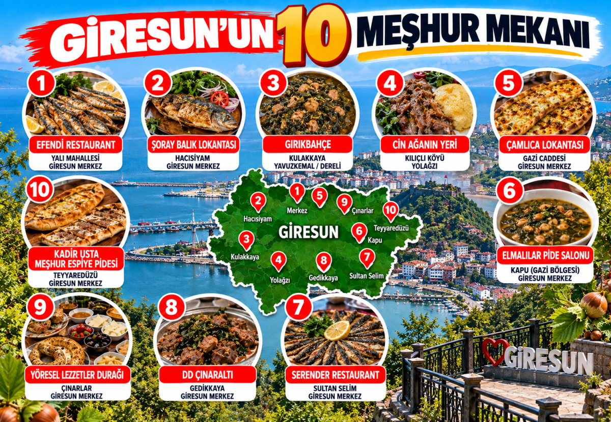 Giresun’da Ne Yenir? Giresun’un En Meşhur 10 Yeme İçme Mekanı